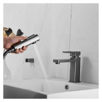 Смеситель для раковины Shevanik с гигиеническим душем S8271T