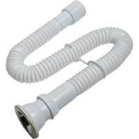 Гофрированный сифон Wirquin 1 1/2x40/50 мм, L800 мм с хомутом жёсткости 30717983