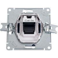 Компьютерная розетка Systeme Electric Atlasdesign аквамарин rj45, кат 5е ATN001183