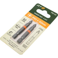 Биты 1/4", PH1 × 50 мм, 2шт. Дело Техники 790122