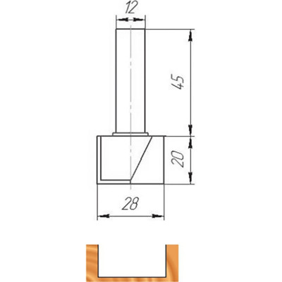 Фреза МебельДрев ФК 0318 4627198885132