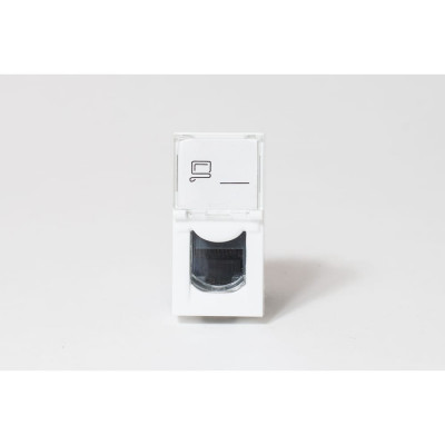 SPL Розетка информационная UTP 1хRJ45 22,5x45 cat.5e, 20 шт. 200006