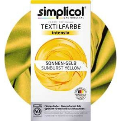Simplicol INTENSIV КРАСКА ДЛЯ ОКРАШИВАНИЯ ТЕКСТИЛЯ - ЖЕЛТЫЙ 400 гр 1801