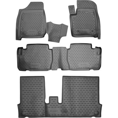 Коврики в салон Toyota Ipsum ACM 21W JDM, 05/2001–05/2007, 3 ряда, правый руль ELEMENT NLC.48.38.210k