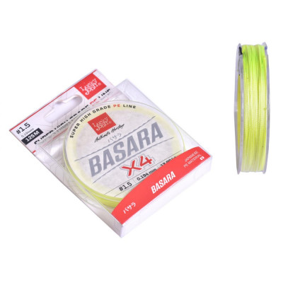 Плетеная леска Lucky John Basara Light Green 125/019 LJ4102-019