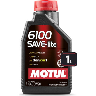 Моторное масло MOTUL 6100 Save-lite 0W20 108002