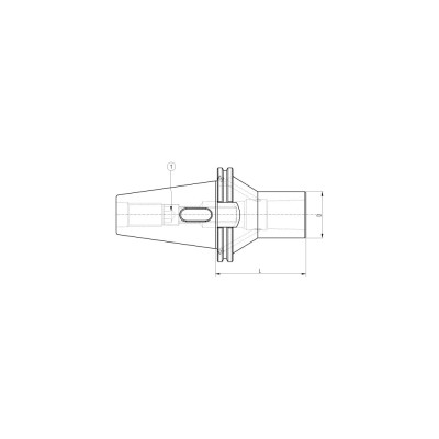 PAGNONI Оправка ISO40 DIN69871 H70 CM3 PUNTE 140MP103