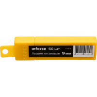 Inforce лезвия 9 мм титановые 50 штук в упаковке 11-03-12