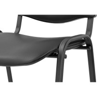 Gigant Стул офисный кожзам, черный GCH-01 (BL)