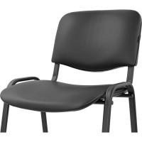 Gigant Стул офисный кожзам, черный GCH-01 (BL)