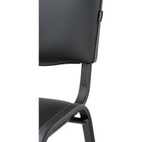 Gigant Стул офисный кожзам, черный GCH-01 (BL)
