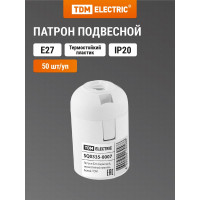 Подвесной патрон Е27, белый TDM ELECTRIC SQ0335-0007