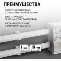 Труба гладкая жесткая TDM ELECTRIC ПВХ d 32 72 м SQ0404-0008