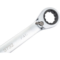 Трещоточный комбинированный ключ с флажковым переключением 22мм KING TONY 373222M