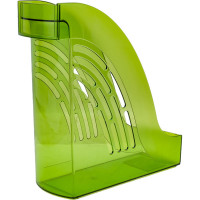 Вертикальный тонированный накопитель Attache Яркий Офис Лайм, 95 мм 644885