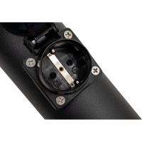 Садовая влагозащищенная розетка на столбике Lummondo Teknik SS01 black
