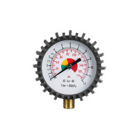 Манометр с резиновым покрытием (63 мм; 1/4) INTERTOOL PT-0502