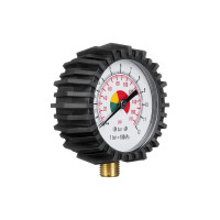 Манометр с резиновым покрытием (63 мм; 1/4) INTERTOOL PT-0502