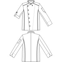 Мужской поварской китель СОЮЗСПЕЦОДЕЖДА RICON белый, р.46/S 2000000052403