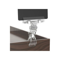 Подвесной ценникодержатель ООО Комус FX-GRIP на прищепке универсальный с широким зажимом 10 шт в упаковке 790204