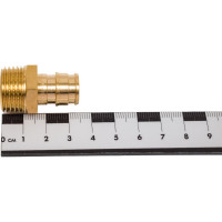 Переходник латунный с наружной резьбой SANEXT 16мм х 1/2" Lite 42105