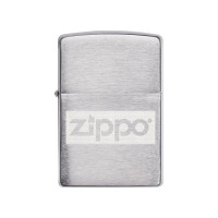 Подарочный набор ZIPPO фляжка 89 мл и зажигалка латунь/сталь, серебристый, в коробке с подвесом 49358