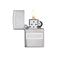 Подарочный набор ZIPPO фляжка 89 мл и зажигалка латунь/сталь, серебристый, в коробке с подвесом 49358