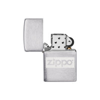 Подарочный набор ZIPPO фляжка 89 мл и зажигалка латунь/сталь, серебристый, в коробке с подвесом 49358