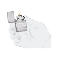 Подарочный набор ZIPPO фляжка 89 мл и зажигалка латунь/сталь, серебристый, в коробке с подвесом 49358