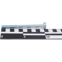 Винт КРЕП-КОМП полуцилиндрическая головка, с полной резьбой, цинк, DIN7985, 8х100, 50 шт. вц8100нрф