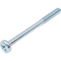 Винт КРЕП-КОМП полуцилиндрическая головка, с полной резьбой, цинк, DIN7985, 8х100, 50 шт. вц8100нрф