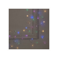 Гирлянда-нить Luazon ROSA Мишура, IP20, 10 м, Н.С. LED-200-12V, БП в комплекте, фиксинг, мультиколор 5198389
