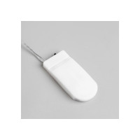 Гирлянда-нить Luazon ROSA Мишура, IP20, 1 м, Н.С. LED-20-6V, 2хCR2032, фиксинг, белый 5198378