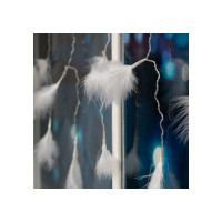 Занавес Luazon DECOR Перья, 3х1.4м, Н.С. LED-80-220V, 8 режимов, белый 6929895