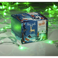 Гирлянда-нить Luazon ECO, IP20, 5 м, Н.С. LED-50-220V, 8 режимов, зеленый 3556761