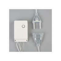 Занавес Luazon DECOR Перья, 3х1.4м, Н.С. LED-80-220V, 8 режимов, розовый 6929897