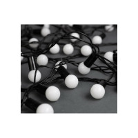 Гирлянда-нить Luazon DCR, IP44, шарики d 1.5 см, 10 м, Н.Т. LED-100-220V, 8 режимов, белый 671565