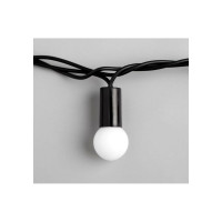 Гирлянда-нить Luazon DCR, IP44, шарики d 1.5 см, 10 м, Н.Т. LED-100-220V, 8 режимов, белый 671565