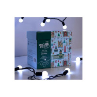 Гирлянда-нить Luazon DCR, IP44, шарики d 1.5 см, 10 м, Н.Т. LED-100-220V, 8 режимов, белый 671565