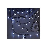 Гирлянда-нить Luazon DCR, IP44, шарики d 1.5 см, 10 м, Н.Т. LED-100-220V, 8 режимов, белый 671565