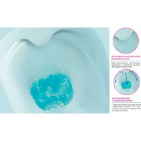 Унитаз-компакт Cersanit CARINA Clean On 011 3/5 DPL EO slim S-KO-CAR011-3/5-COn-S-DL-w