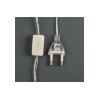 Гирлянда-нить Luazon DCR, 4.5 м, прищепки звезда, IP20, Н.С., LED-20-220V, фиксинг, теплый белый 4445725