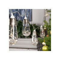 Гирлянда-нить Luazon ROSA, 3 м, лампа, 8 см, IP20, серебристая нить, LED-80-12V, 8 режимов, теплый белый 6929848