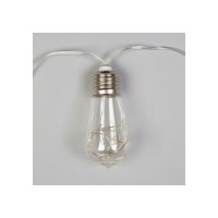 Гирлянда-нить Luazon ROSA, 3 м, лампа, 8 см, IP20, серебристая нить, LED-80-12V, 8 режимов, теплый белый 6929848