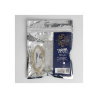 Гирлянда-нить Luazon ROSA, IP20, 5 м, серебристая нить, LED1608-50-4.5V, 3хАА, мерцание, белый 5198315