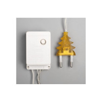 Нить Luazon DCR 5 м, с насадками Ежики Желтые, IP20, Н.С. LED-30-220V, 8 режимов, желтый 3590695