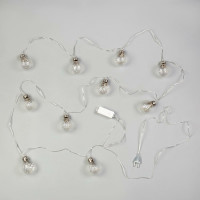Нить Luazon ROSA 3 м, с насадками Лампочки шары 5 см, IP20, Н.С. LED-80-12V, 8 режимов, мульти 6929864