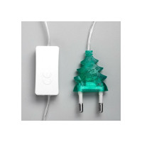Нить Luazon DCR 5 м, с насадками Ежики Красные, IP20, Н.С. LED-30-220V, 8 режимов, красный 3590697