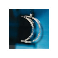 Бахрома Luazon DECOR Месяц, IP20, Ш2.7 м, В0.9 м, Н.С. LED-138-220V, 8 режимов, белый 4356980
