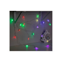 Нить Luazon DCR 5 м, с насадками Подарок, IP20, Н.С. LED-20-220V, моргает, мульти 1080396